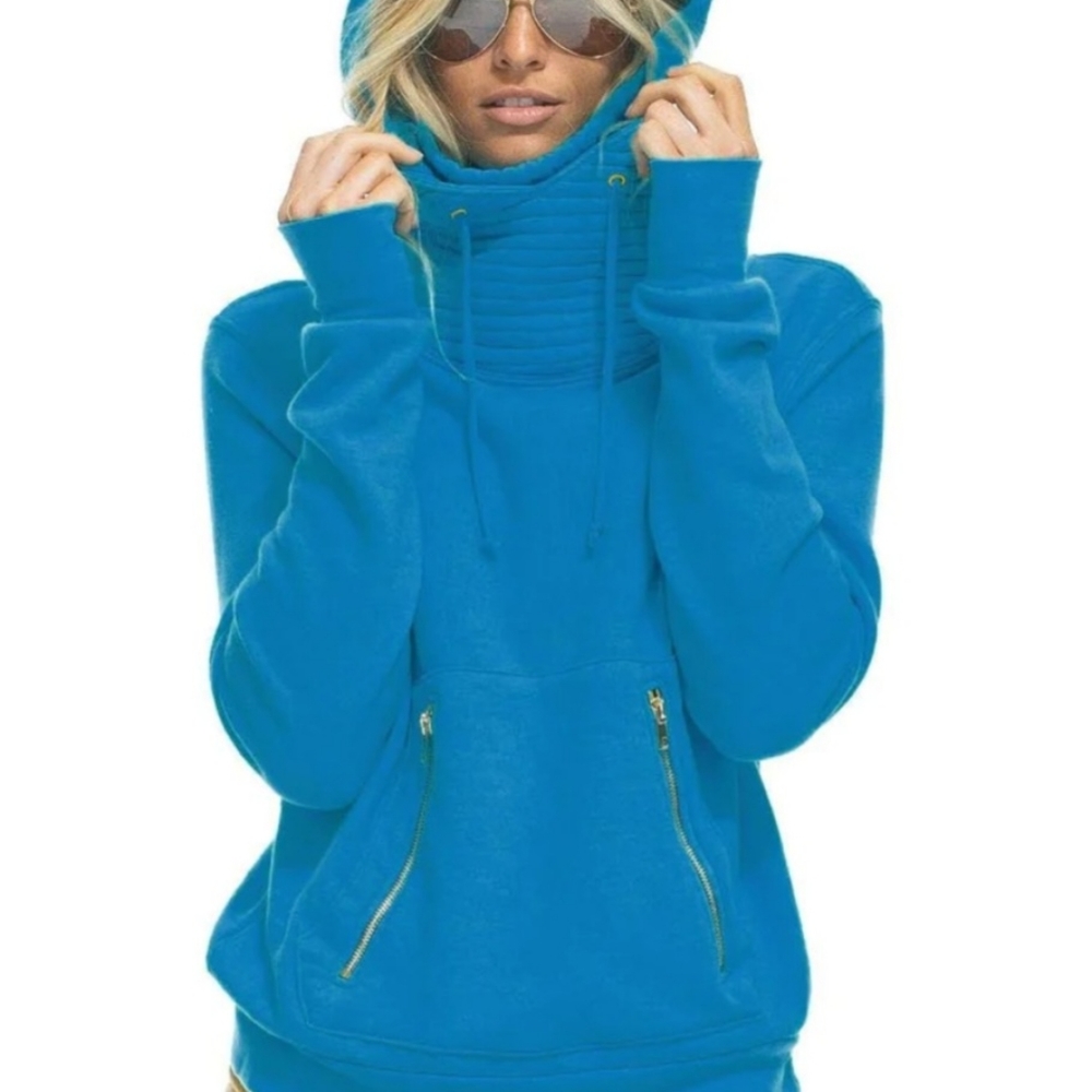 Aviator Nation Ninja Hoodie - Ocean Color - Size Small